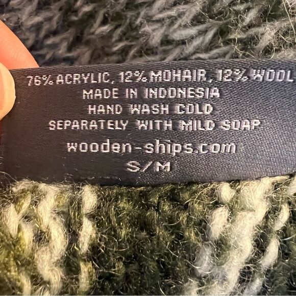 Wooden Ships Green Asymmetrical Sweater - Picture 7 of 7